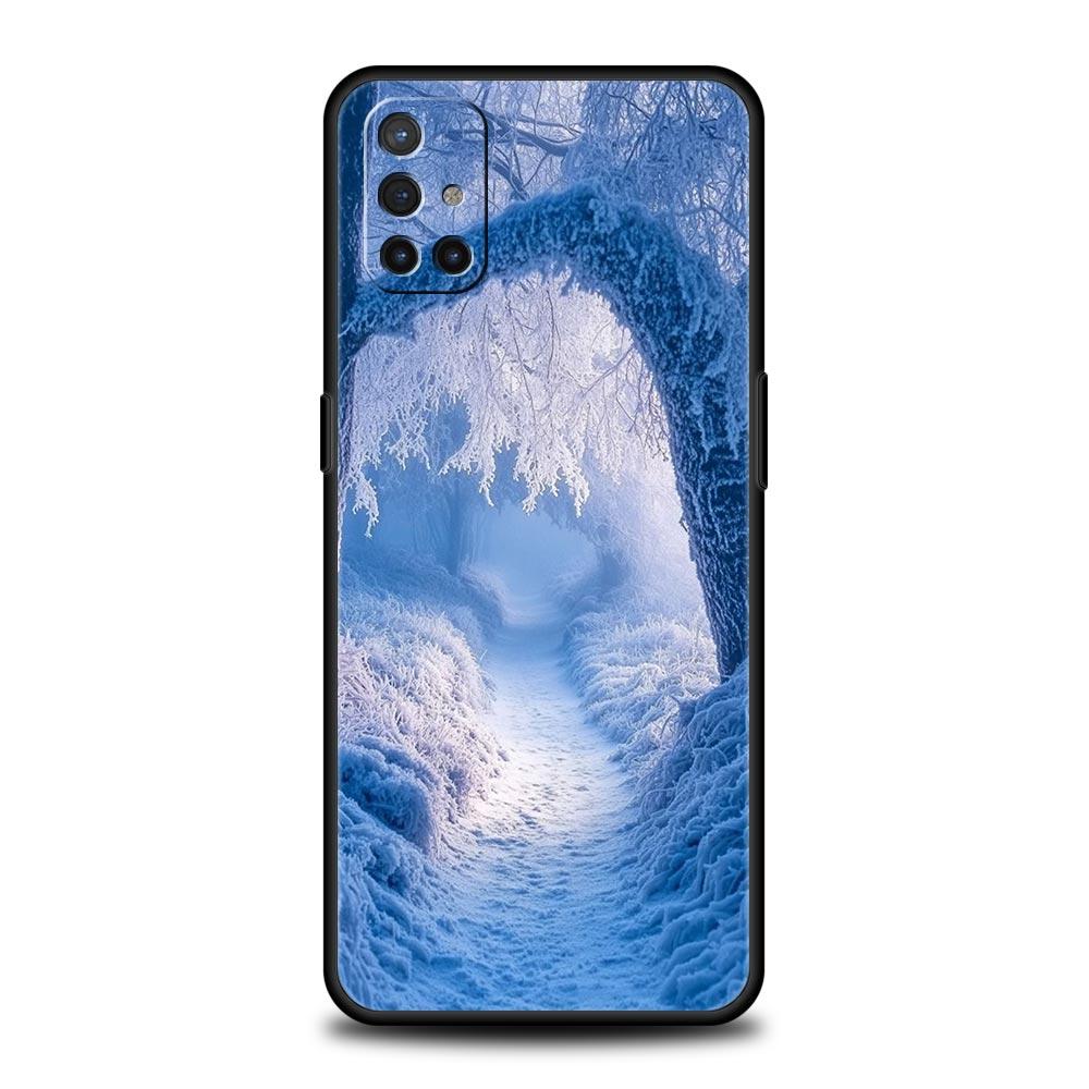Landscape Winter Light Snow Case For OnePlus 13 12 11 10 9 8 7T Pro 13R 12R 10R 9RT 8T Nord N200 N30 2T CE 2 3 5G Lite Cover