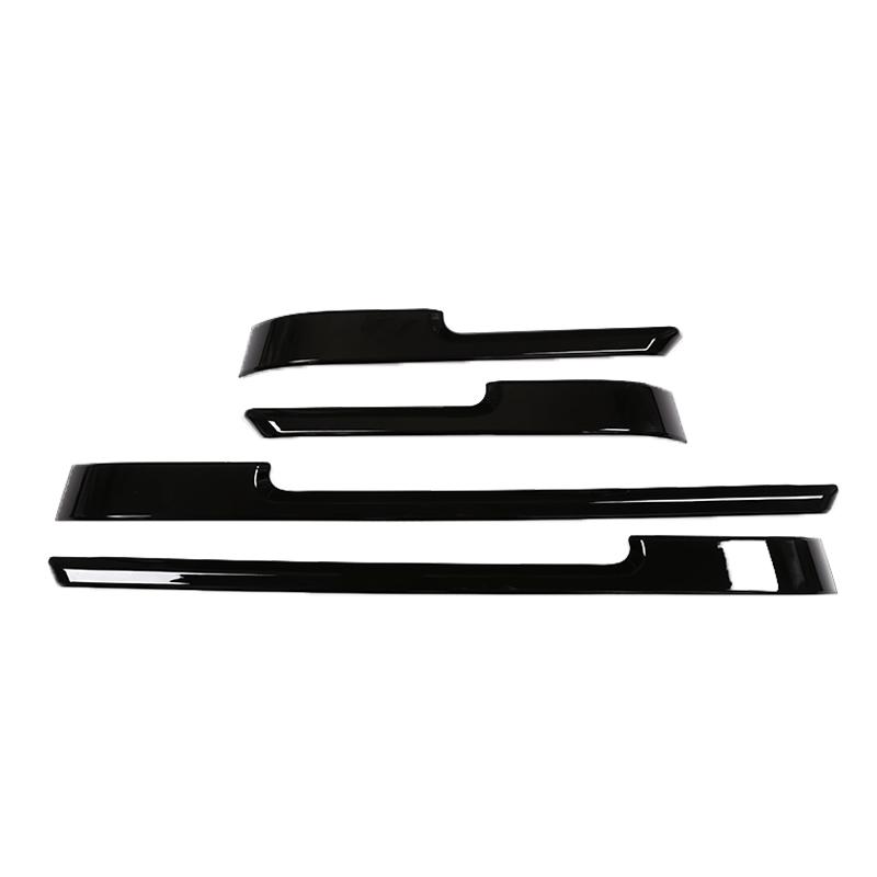 

4pcs ABS Silver/Black Car Inner Door Decoration Strip Trim For Land Rover Range Rover Vogue L405 2013-2017 Car Accessories чёрный