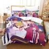 Comfortable Cartoon Pattern Duvet Cover Set With Duvet Cover And Pillowcases King Queen Twin Sizes For Adults And Kids