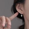 Female Niche High-end Heart-shaped Earrings