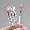 Portable Multifunctional Silicone Lip & Eyeshadow Brush with Lid
