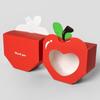 10Pcs Cute Transparent Window Candy Boxes Mini Party Favor Heart Gift Box Snack Paper Holder Graduation