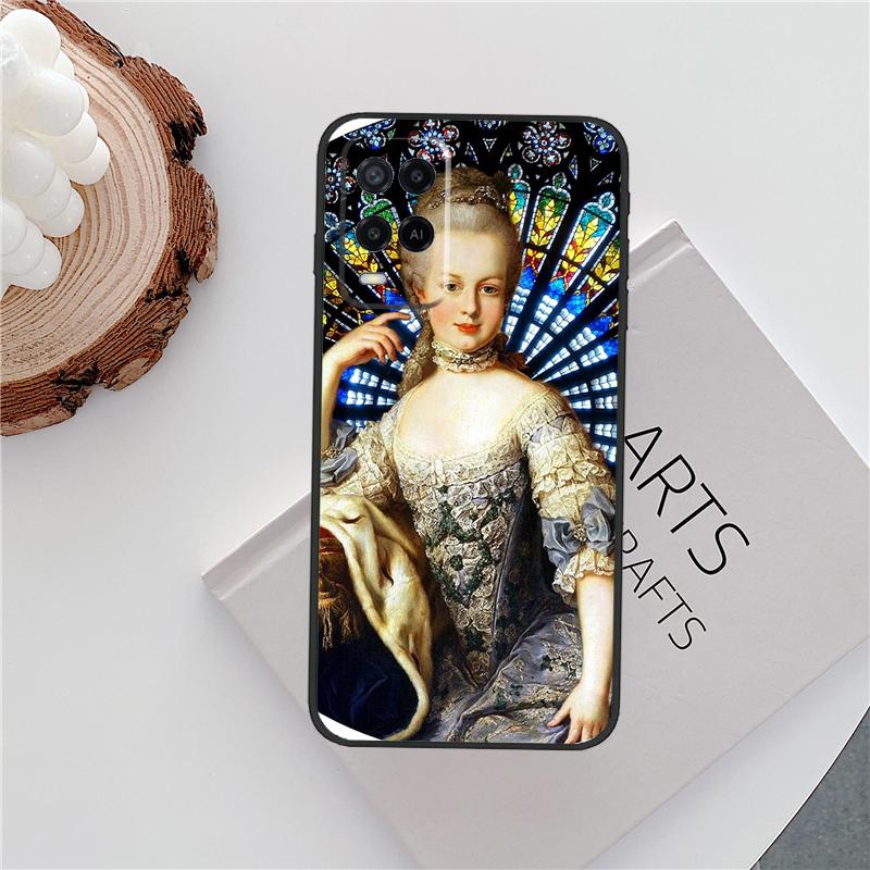 Marie Antoinette Case For Oppo A15 A80 A60 A40 A94 A54 A98 A78 A18 A38 A58 A16 A76 A96 A17 A77 A74 A57S Cover