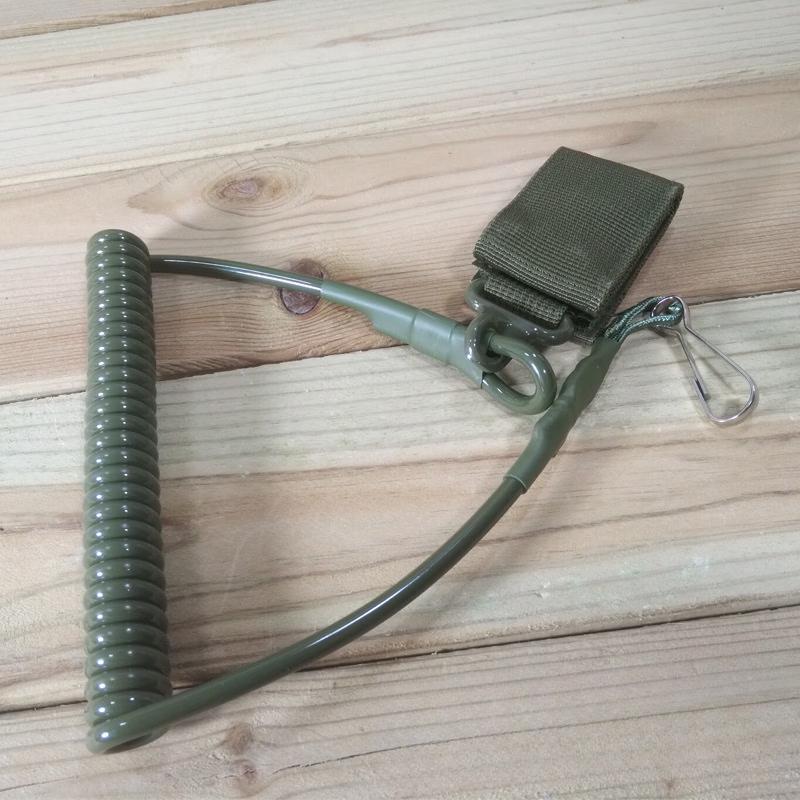 Mling Tactical Anti-loss Spring Lanyard