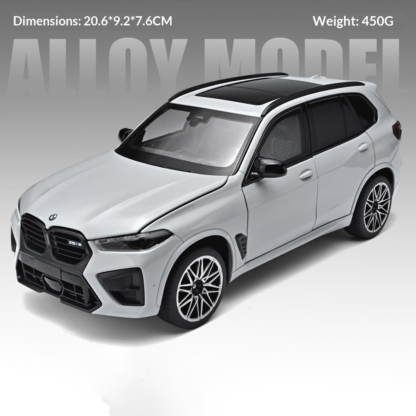

1:24 BMW X5M alloy die-cast car imitating real SUV off-road vehicle car model collection ornaments boy toy car
