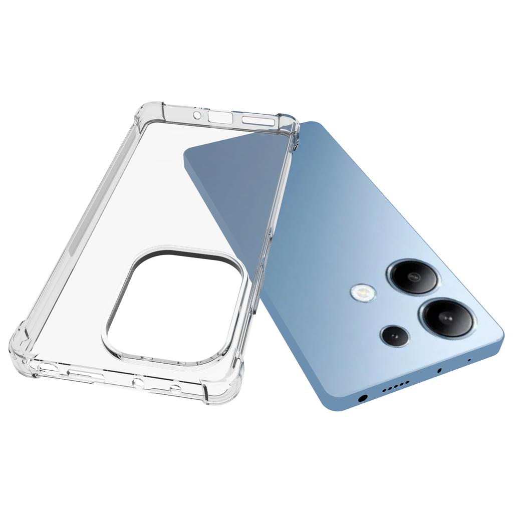 For Xiaomi Redmi Note 13 Pro 4G/Poco M6 Pro 4G Case TPU Anti-slip Drop-proof Clear Phone Cover