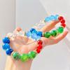 Design Sense Natural Red Chalcedony Blue Chalcedony Green Chalcedony White Crystal Design Sense Bracelet Bracelet