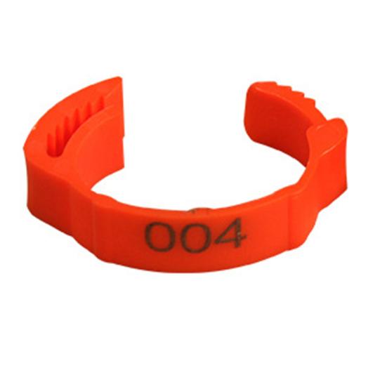 Yousheng 100Pcs Chicken Ring Adjustable Buckle Design Easy-assembled Duck Chicken Foot Ring for Marking