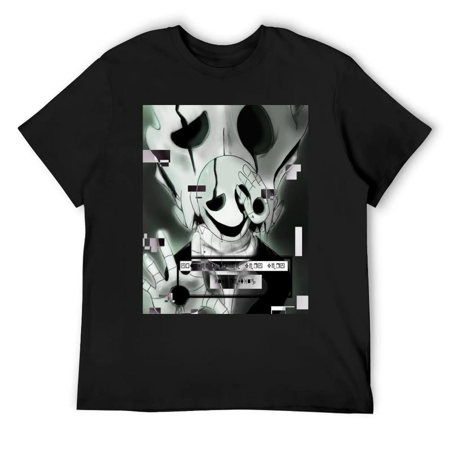 

Gaster T-Shirt clothes quick drying fashion shirts affliction shirts Men s t-shirts XXXXXL чорний