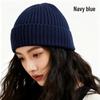 Unisex Seamless Knit Winter Hat: Warm, Large Brim, Ear Protection, Solid Color, Round Crown, Fits Large Heads.
