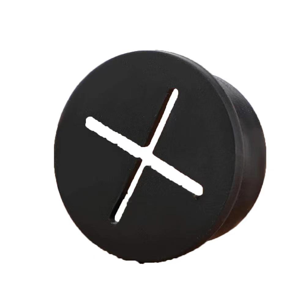 

Flexible Silicone Cable Cord Grommet Rubber Grommets Cable Wire Hole Cover For Office Home Computer Desk, Table, TV Console,PC 20mm чёрный