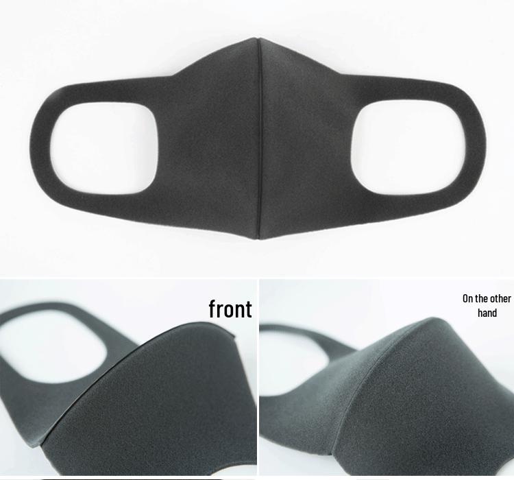 

Черная пылезащитная маска из пеноматериала PM2.5 с дыхательным клапаном One Size