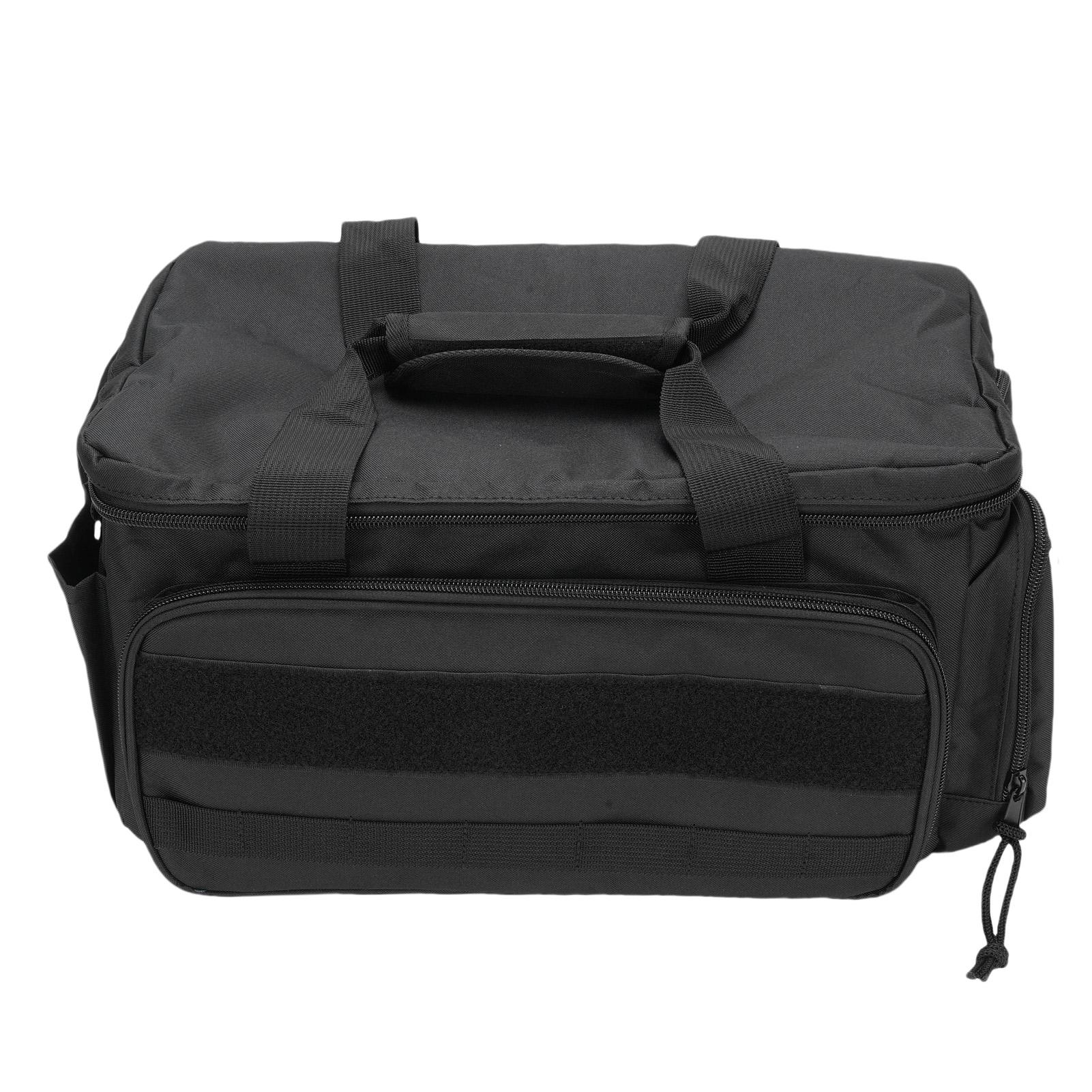 

14 Inch Tool Bag for Men Nylon Multi Pockets Heavy Duty Tool Storage Organizer Bag for Electricians Mechanics Carpenters чёрный