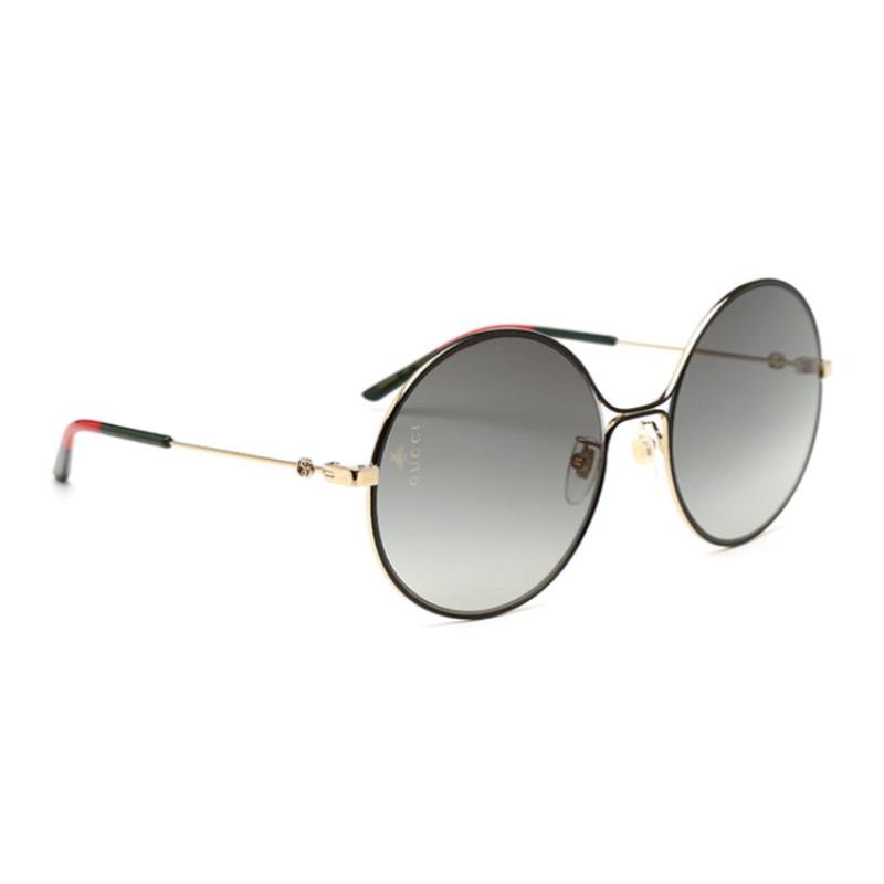 Gucci Sunglasses Metal Frame Women's Sunglasses Grey