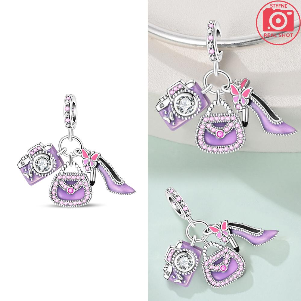 New Pumpkin Car copper Princess Cactus Charm Bead Charms Compatible With Authentic Bracelets Jewellery Making for Women Gift
