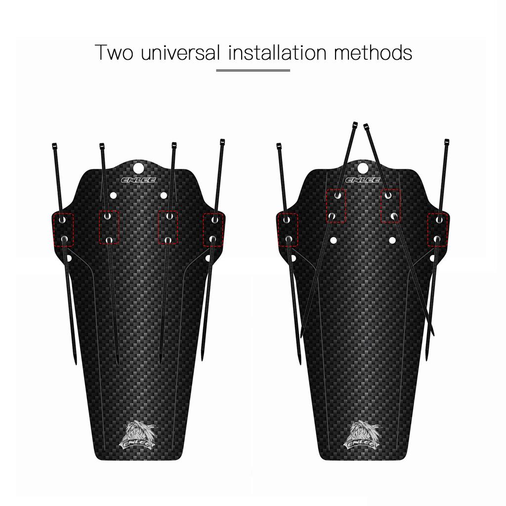 1pc Bike Fender Mountain Road Bike Mud Guard Front and Rear Compatible Cycle Mudguard with Fixing Straps Bike