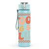 1PC Cool Big Sis Club Slogan Lettering 750ml Color Plastic Sports Water Bottle Leakproof Flip Straw Lid Suitable for Sports Office Home Use