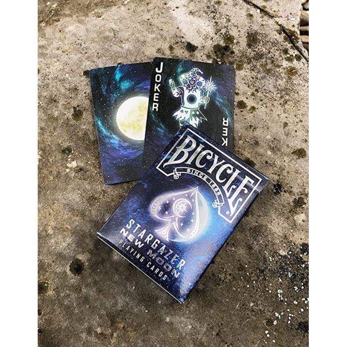 Jeu de cartes - bicycle - creatives stargazer new moon - bleu - 2 joueurs ou plus - jeu de carte