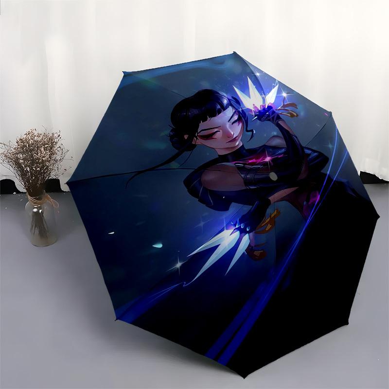 1pc Magical Night Butterfly Umbrella with Plastic Handle,Suitable for All Seasons Home Travel Outdoor UmbrellaFP045