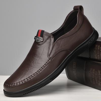 Fashion Brand Classic Men's Slip-on Shoe Men's Casual Leather Shoes Luxury Genuine Leather Men's Shoes Fashion Sports Shoes