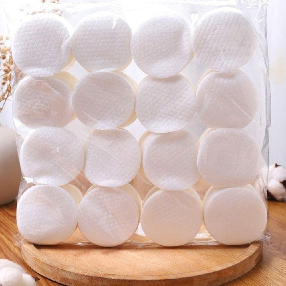 1200Pcs Double-sided Makeup Remover Pads Disposable Wet Compress Cotton  Daily Removal