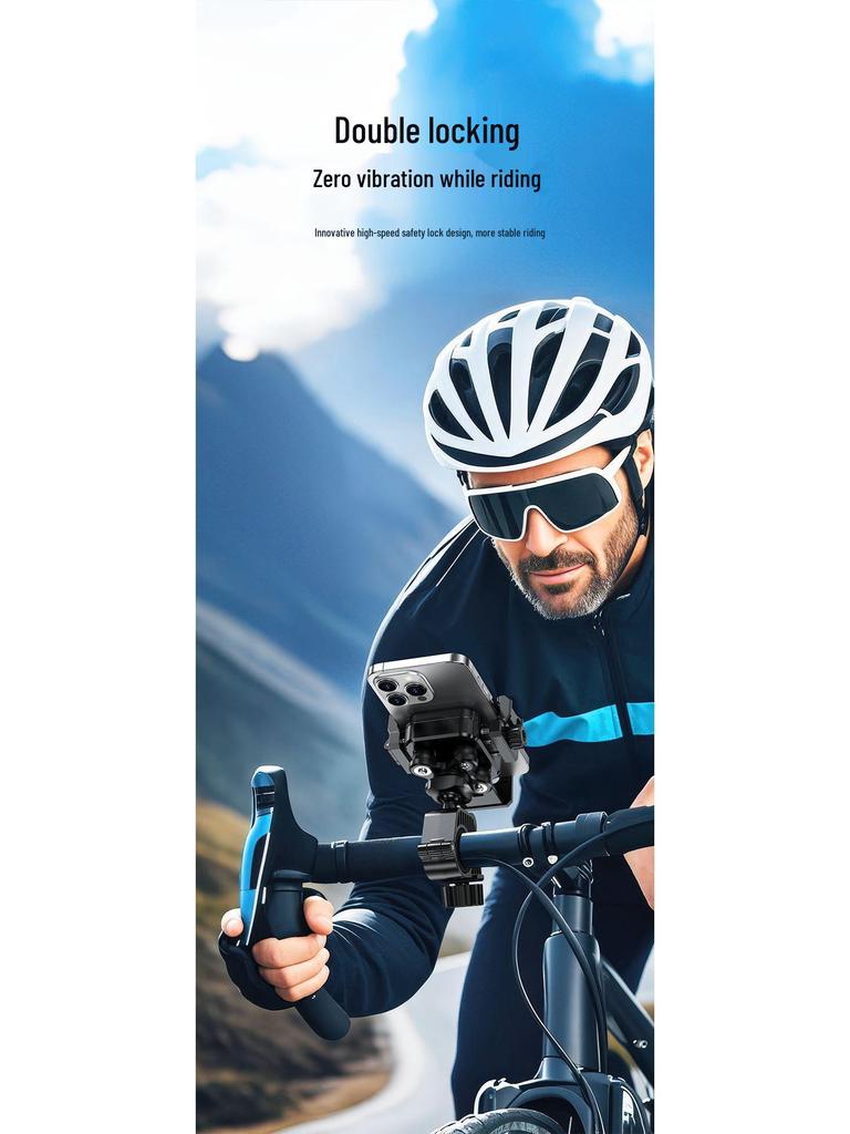Shockproof & Vibration-proof Phone Holder for Bikes, Electric Scooters, & Motorcycles