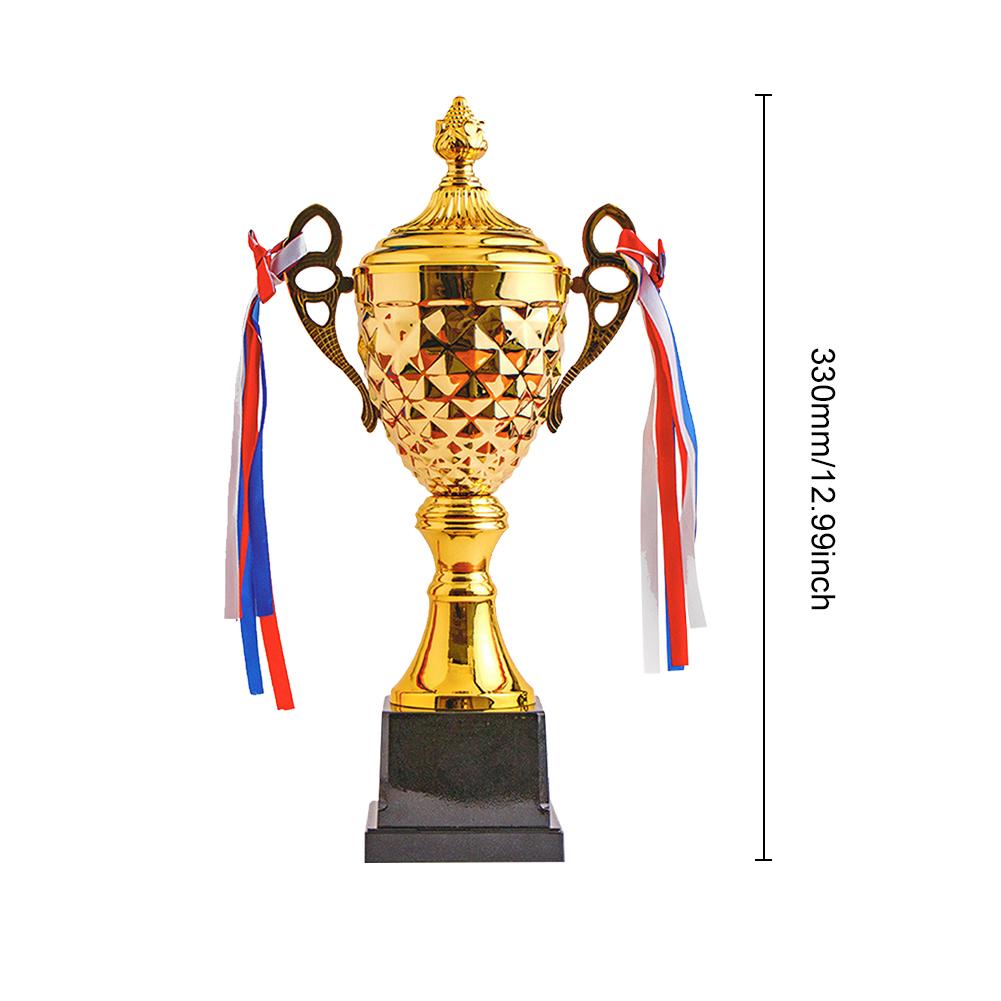 Gold Plastic Reward Trophy Cup Soccer Medals Prize Cup Early Educational Basketball Football Winners Gifts for Game School