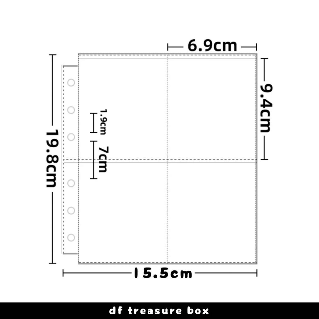 Cute Binder A5 4 Grid 3inch Photocard Binder Kpop Idol Photo Collect Book Card Holder Album for Polaroid instax Girl Gift
