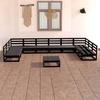 VidaXL Garden Lounge 11 Pcs Patio Furniture Set Outdoor Furniture Garden Furniture Patio Furniture Wood 3076158