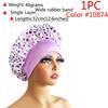 1 Stück Damen Satin Bonnet Elastisches breites Band Nachtschlafmütze Haarausfall-Abdeckung Kopfwickel Lockiges Federndes Haar Schönheit Chemo Cap Pflege