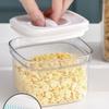 Food-Grade Transparent Plastic Storage Jar - Sealed for Kitchen Snacks & Grains