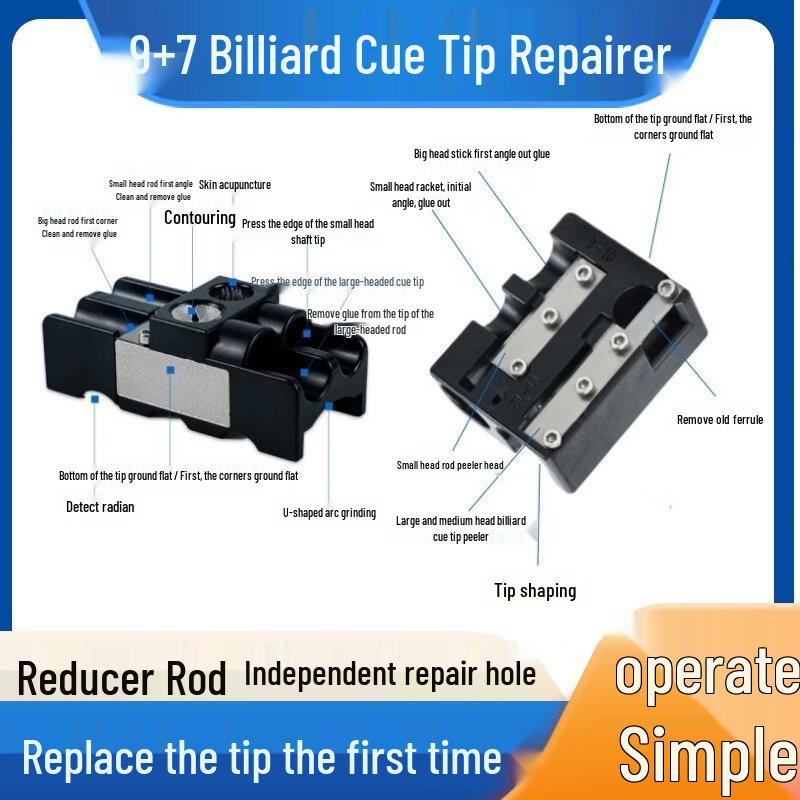 Billiard Cue Tip Repair Kit