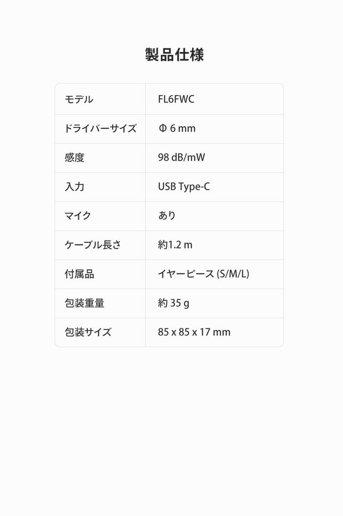 FUNLOGY Wired Earbuds (USB Type-C, Black)