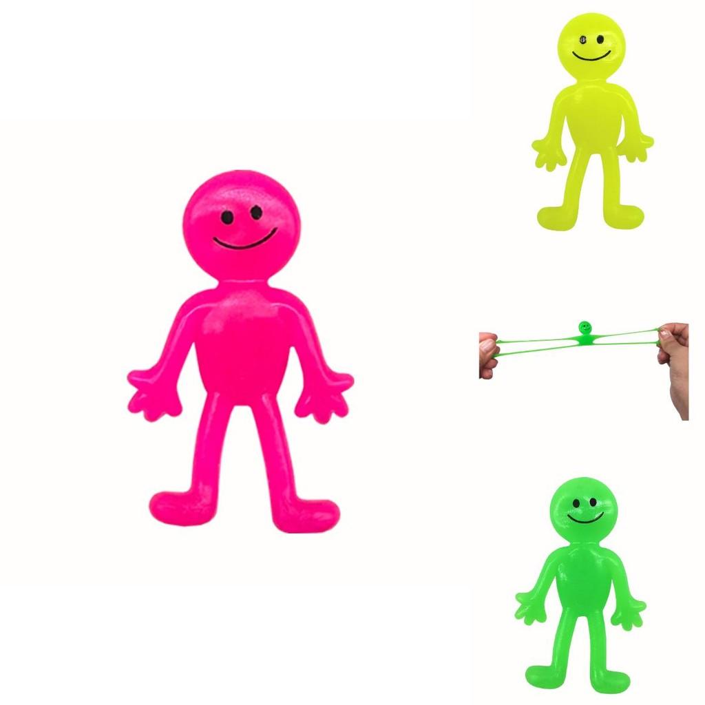 Cross-border Bestseller Tpr Smiley Face Doll Elastic And Squeezeable Stress Relief Toy
