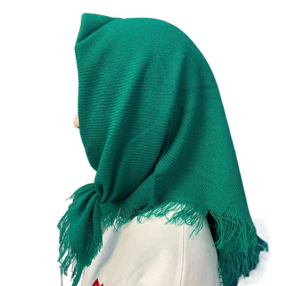 Breathable Women Scarf Woolen Yarn Scarf Cloak Outdoor Wrap Shawls  Daily