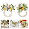 Plastic Napkin Rings With Easters Rabbit Eggs Theme Durable Suitable For Indoor Outdoors Celebration And Event