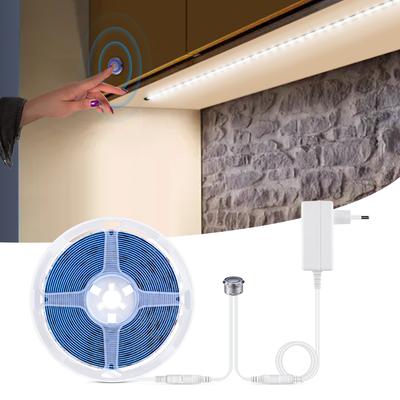 Touch Dimmbare LED Streifen Licht 12V Einbau Touch Sensor Dimmer Schalter LED Licht Band Schlafzimmer küche Schrank Hintergrundbeleuchtung