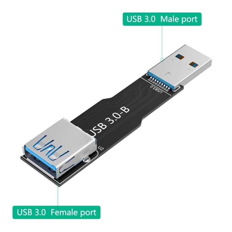 Fast Speed USB3.0 B Extender Board Male To Female Adapter For PC Connection And General Use Applications
