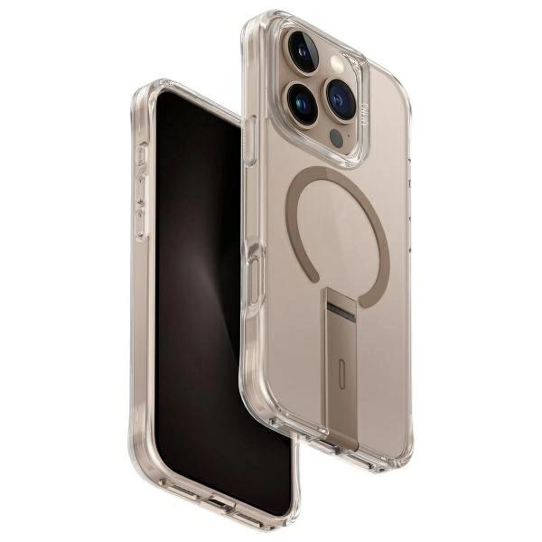 Uniq Etui Eleva With Vertica Stand       Iphone 16 Pro 6.3 Złoty/Taupe Gold