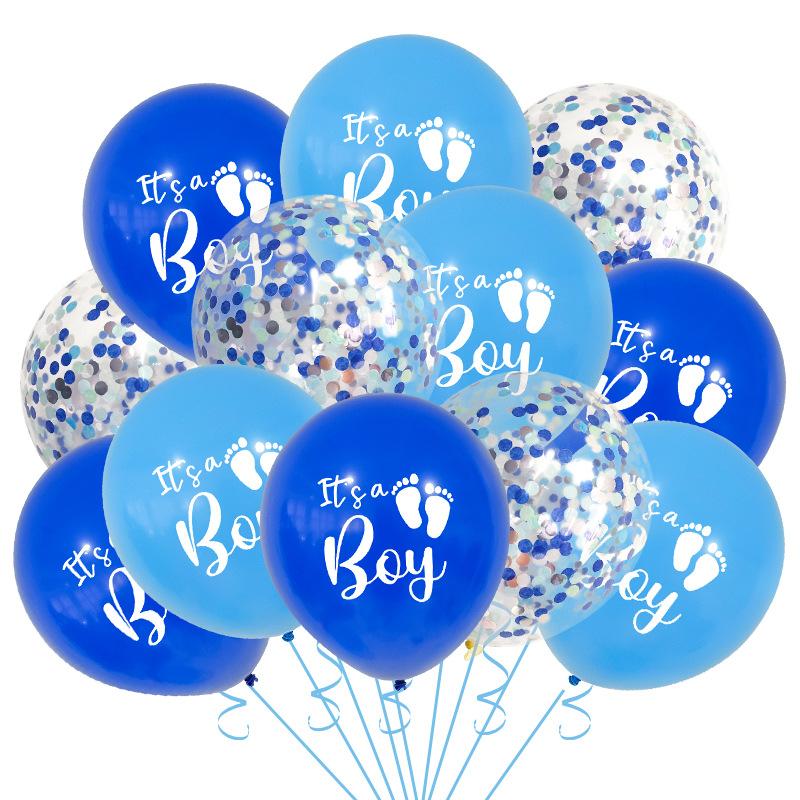 Baby Shower Balloon Set Baby Shower 12 Inch Latex Printed Balloon Set Decoration