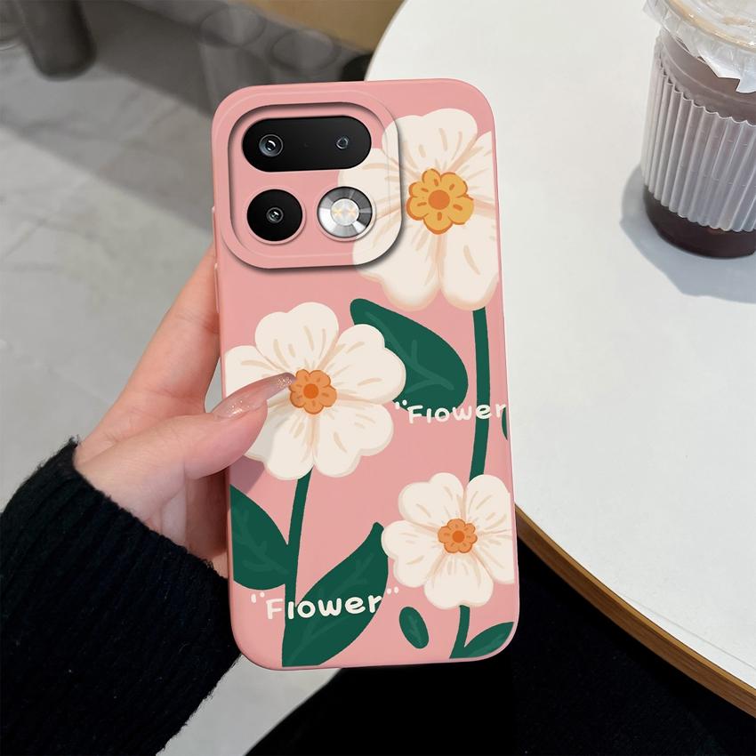 For Realme 16 15 14 Pro Plus C85 Pro P3 Lite Oppo Reno15 Pro A95 A94 A93 A92 A91 A78 A96 A83 Phone Covers Pretty Flowers Shockproof High Quality Cases