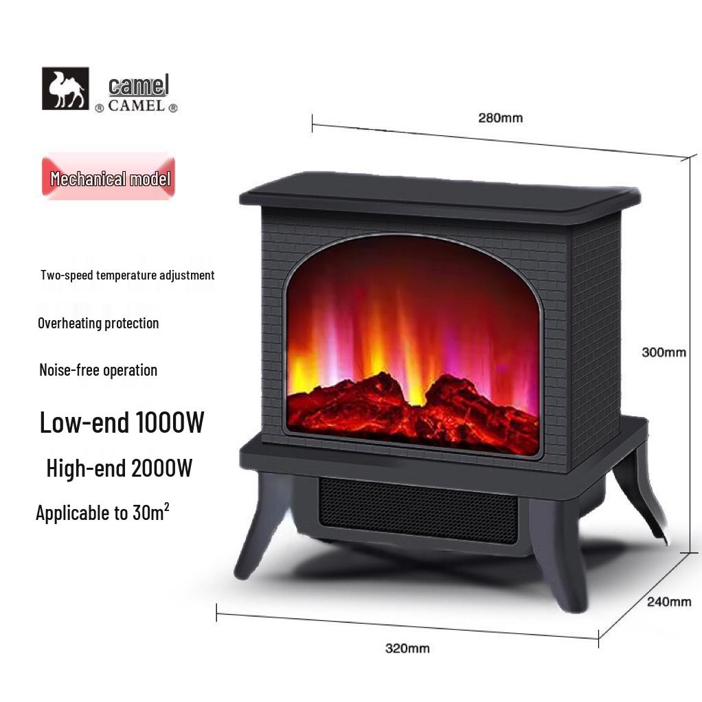 

Верблюд 3D Пламя Гора Европейский стиль Электрический камин обогреватель для гостиной