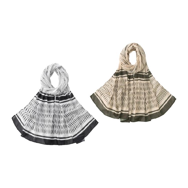 Elegant Comfortable Headscarf Breathable Soft Scarf Church Styles Headscarf for Evening Gowns and Daytime