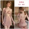 Women's Satin Lace Sheer Padded Slim Backless Cami Sleep Dress with Robe Lounge Set
