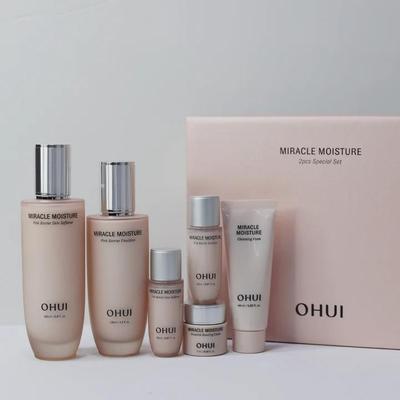 Miracle Moisture 2-teiliges Geschenkset Hautpflegeset (6 Artikel), Feuchtigkeitsspendend, Koreanische Kosmetik, Kbeauty, Probe