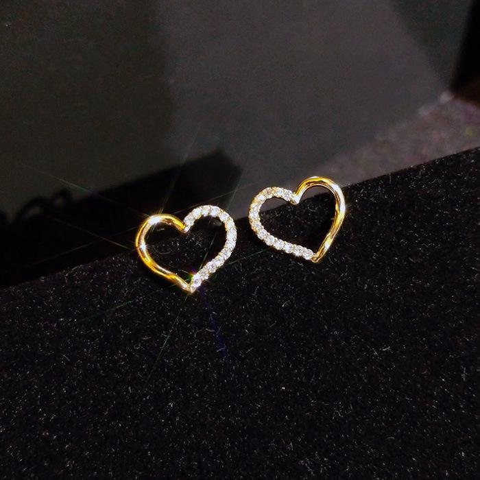 Simple Love Earrings Trendy Temperament Earrings High-End Wedding Nightclub Women'S Earrings