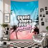 Wall TapestryGrand Theft Auto Art Hanging Cloth Decorative Background Cover for Room Decoration