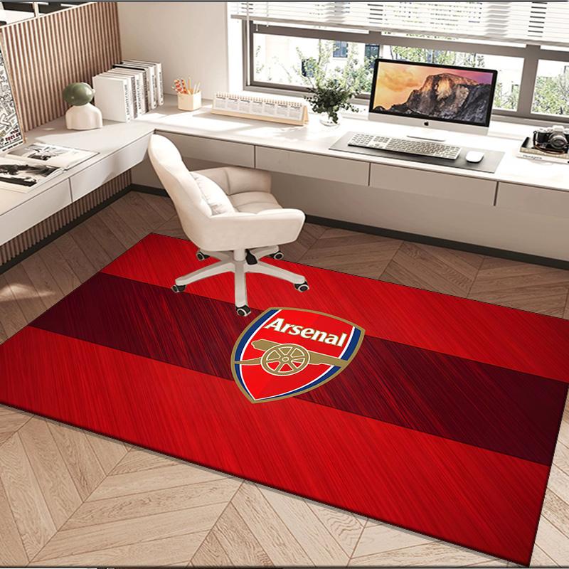 1PC rug Arsenal Football Club Crest Carpet, Chair Rug,Area Rug for Office Bedroom living rooms bedroom, Doormat decor Christmas fan gifts