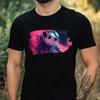T-Shirt Herren Kuh als Astronaut Motiv Baumwolle Größe XS bis 5XL