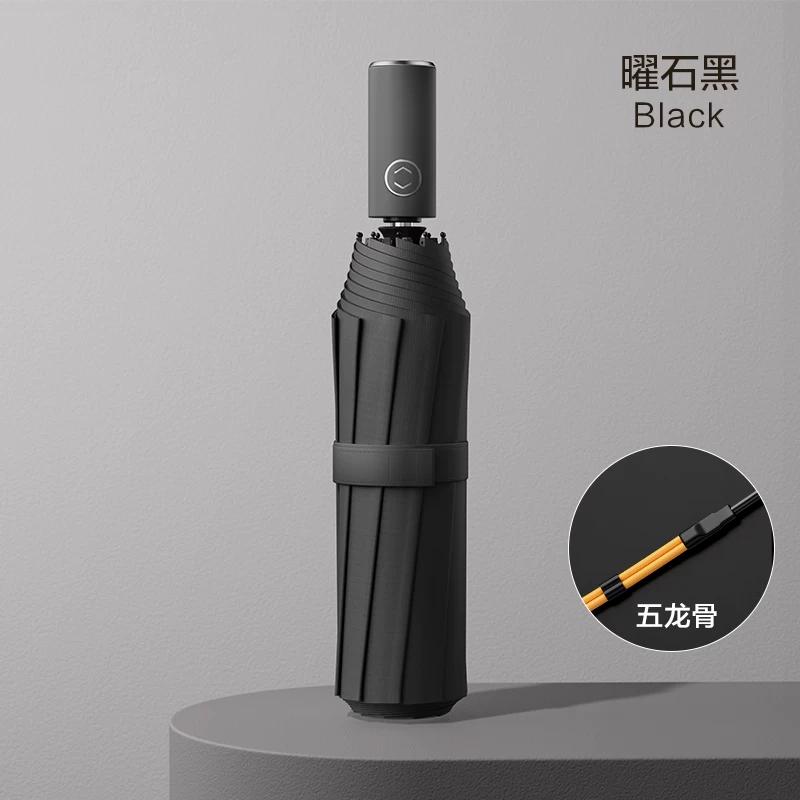 Fully Automatic Wind-Resistant Umbrella for Students, Reinforced and Thickened, Foldable, Dual-Use for Sun and Rain, Suitable for Both Men and Women